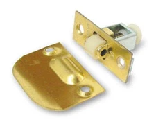 Single Roller Catch 7/8" x 2-1/4" Solid Brass