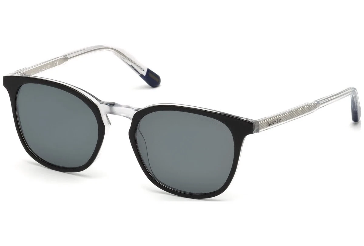 NWT Gant GTS7002BKGRY Black Grey Round 58mm Sunglasses GANT Black Sunglasses for Men for sale | eBay main image 4