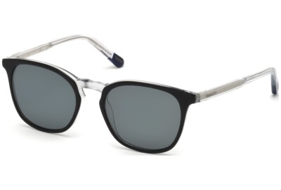 GANT GA7102 Matte Black Polarized 05D Plastic Round Sunglasses Frame 51-19-140