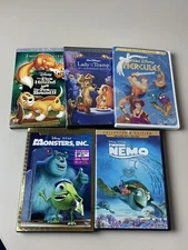 5 disney movies bundled on 5 dvds (double feature) fox and the hound 1 2 nemo ++