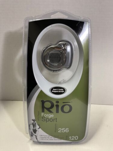 VINTAGE 2004 RIO FORGE SPORT MP3 PLAYER MB 256 120 SONGS USB 2.0 - Picture 1 of 8