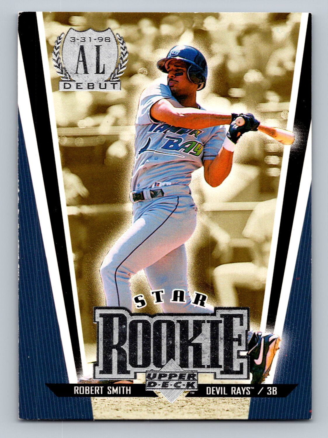 Robert Smith RC Rookie 1999 Upper Deck #6 Tampa Bay Devil Rays