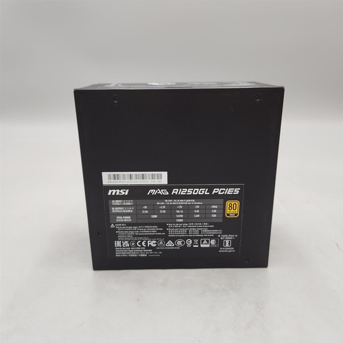 MSI MAG 1250GL PCIE 5 Gaming Power Supply Full Modular 80+ Gold Certified 1250W - Picture 3 of 3