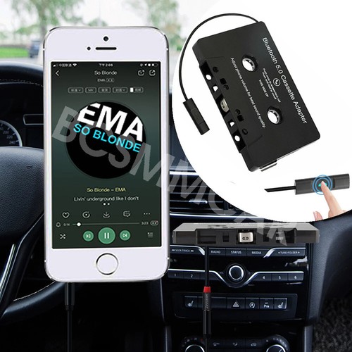 Car Bluetooth Cassette Converter Auto Tape Stereo Audio MP3 Handsfree Adapter - Picture 6 of 11