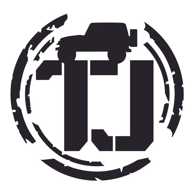 TJ set of two custom decals premium automotive grade for jeep wrangler