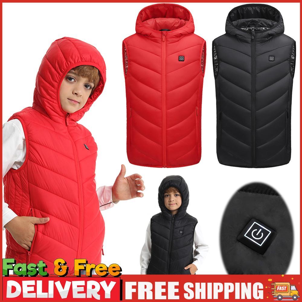 ALTRA 10 zone riscaldanti cappotto riscaldante USB giacca riscaldante gilet riscaldante per bambini ragazzi ragazze