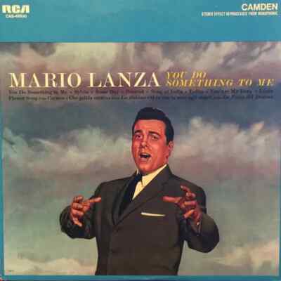 Mario Lanza You Do Something To Me NEW OVP RCA Camden Vinyl LP