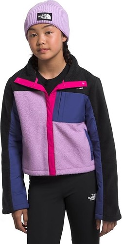 The North Face Girl Fleece Mashup Snap Jackets Coat 4341 - Picture 9 of 33