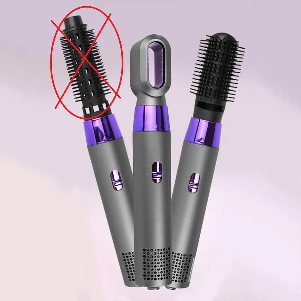 HOME Warmluftbürste Set Haarstyler Airstyler Set für Alle Haartypen, 2 in 1 Air