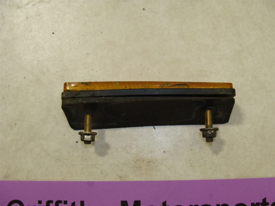 Yamaha Ovation LE CS340e 1993 naranja delantero Stanley moto de nieve capó reflector Foto 4 de 4