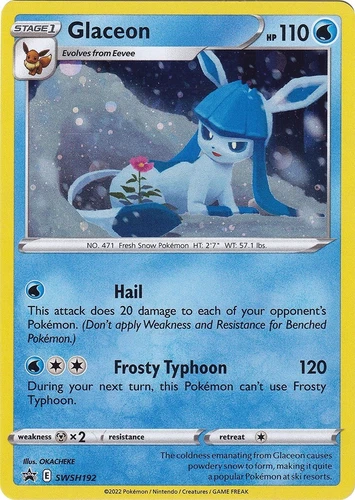 Glaceon SWSH192 SWSH: Sword & Shield Promo Cards