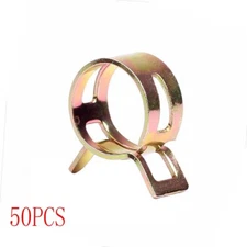 ID 0.28" inch Spring Band Clip Fuel Silicone Vacuum Hose 7mm Clamp  50PCS