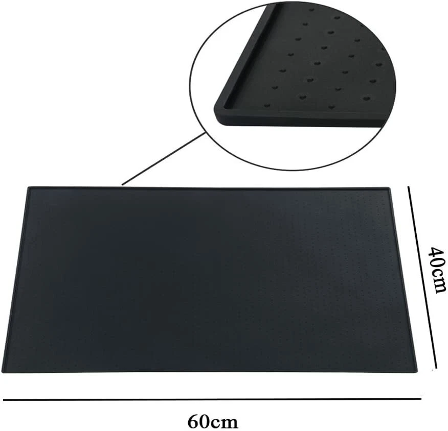 Large Pet Puppy Silicone Waterproof Feeding Food Mat Non Slip Bowl Placemat - Image 3 of 4