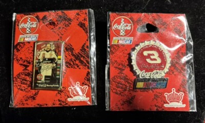 Coca Cola Dale Earnhardt Commemorative Pins  X 2