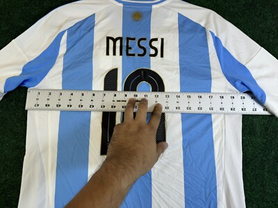 Messi Argentina Jersey 24-25 Home Soccer Shirt IP8387 Adidas Boys