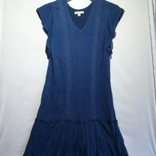 Frye and Co V-neck Ruffled Womens Dress Size Medium