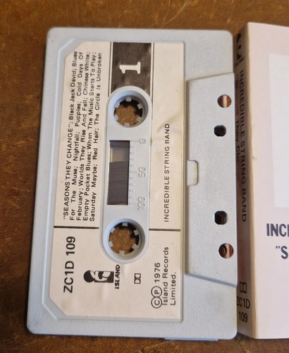 Incredible String Band - Seasons They Change ISLAND ZC1D109 - 1976 Cassette Tape - Picture 8 of 16
