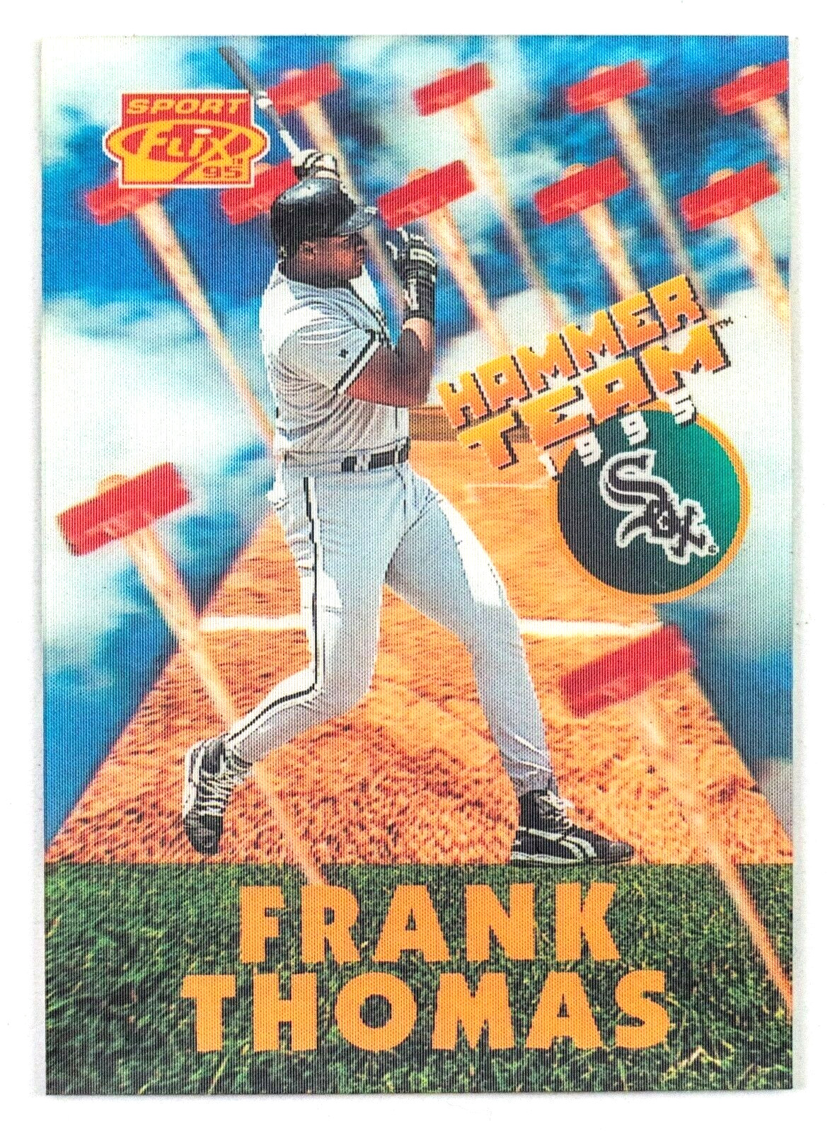 Frank Thomas #HT12 (1995 Sportflix/Pinnacle) Hammer Team Insert, White Sox, HOF