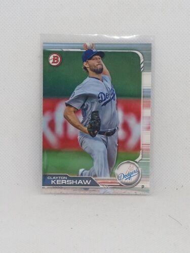 2019 Bowman Clayton Kershaw #15 Los Angeles Dodgers