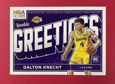 2024-25 NBA Hoops Rookie Greetings Dalton Knecht #19 Los Angeles