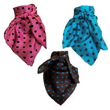 Wyoming Traders Polka Dot Wild Rag 34 Inch Scarf Bandana Multiple Colors 