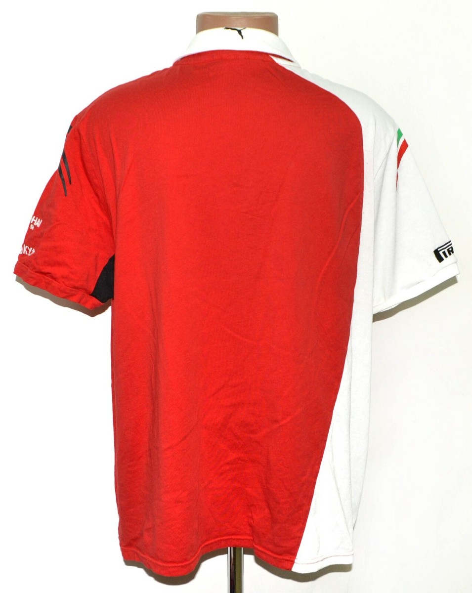 T-shirt Homme Ferrari F1 Team 2016 – Noir, Taille XL – Neuf