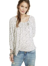 Hatch Maternity Women  s THE LAETITIA BLOUSE Provence Floral Size 1 S/4-6 NEW