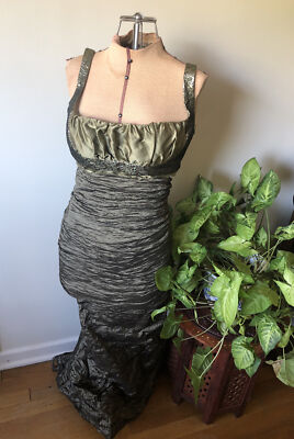 strapless open back dress Olive Strapless Sparkly Sequin Ruched Slit Prom Dress