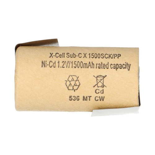 10x XCell SubC High Performance Battery with Z Soldering Flag 1.2V