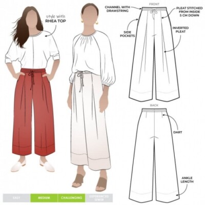 Style Arc Schnittmuster Milan Hose Damen Größen 18-30