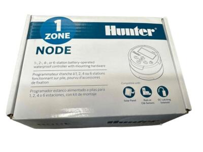 NEW Hunter Node 1 Zone Battery Operated Controller NODE-100