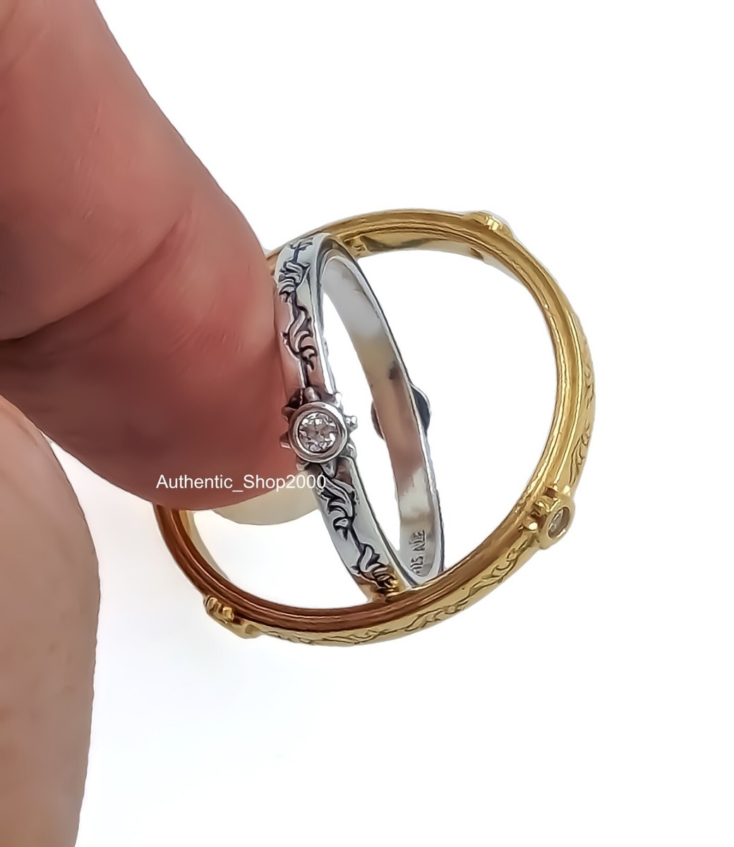 NEW 100% PANDORA Gold P 925 Game of Thrones Spinning Astrolabe