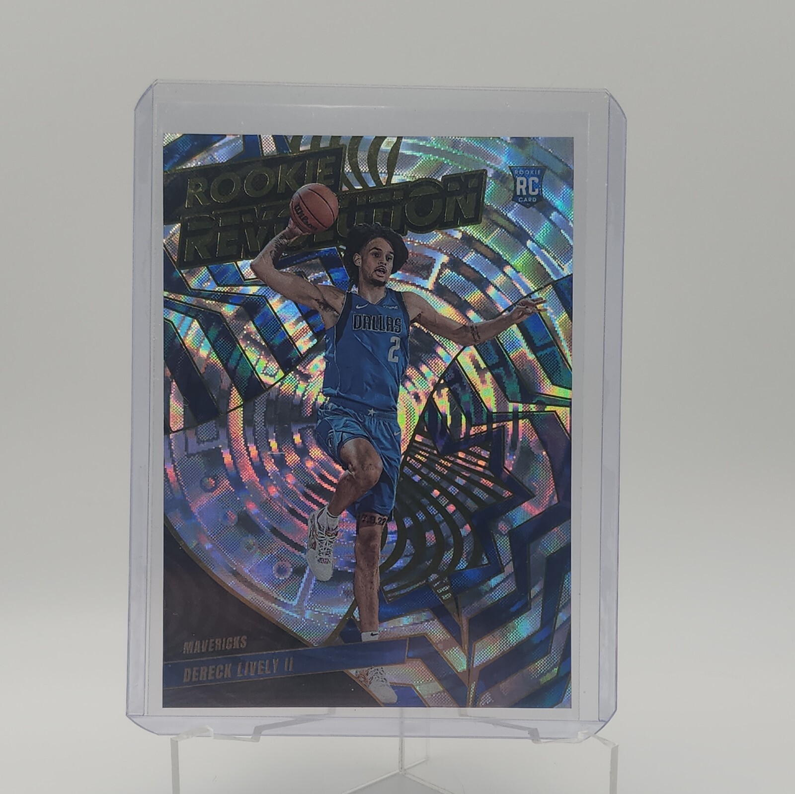 2023-24 Revolution Dereck Lively Fractal Rookie Revolution SP RC