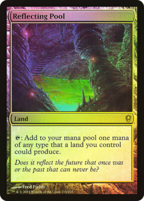 FOIL Reflecting Pool ~ Conspiracy 1 [ Excellent+ ] [ Magic MTG ]
