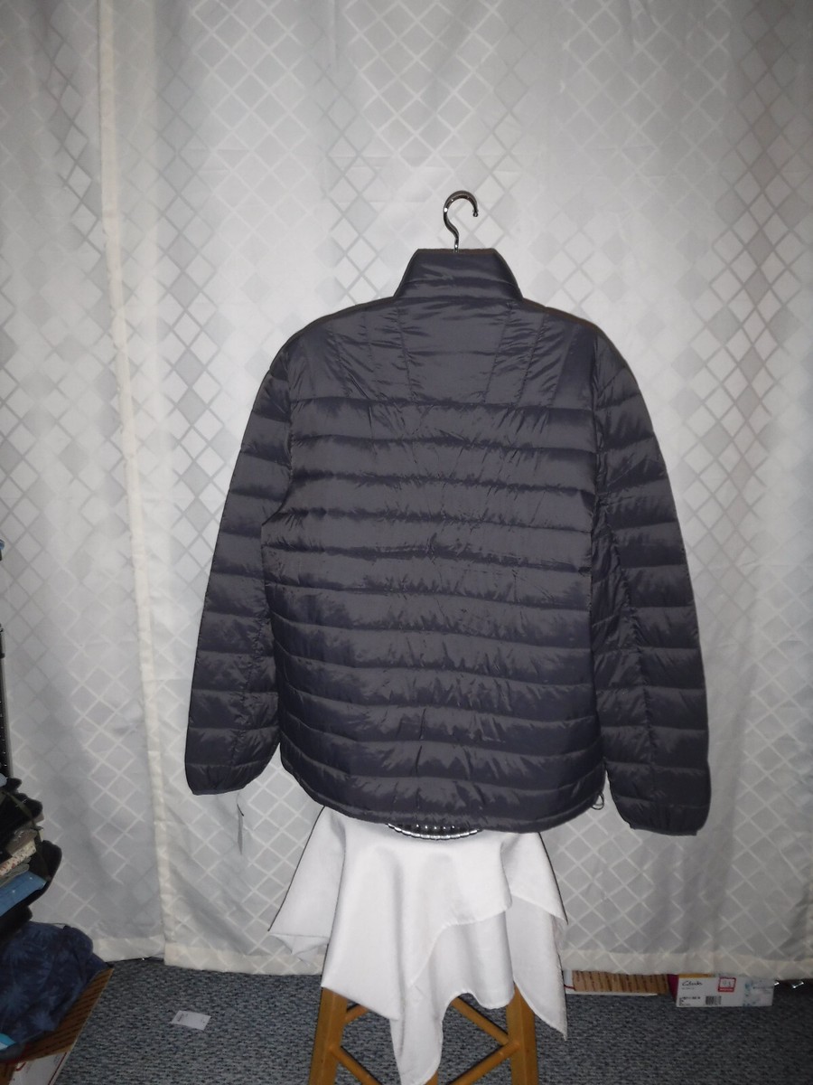 Men's Light Weight Puffer Jacket ,XXL, ZX ZeroXposur,Dark Grey