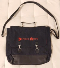 NEW DEPECHE MODE DENIM MESSENGER BAG From GLOBAL SPIRIT TOUR VIP PACKAGE