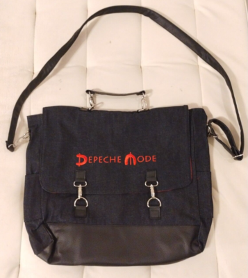 NEW DEPECHE MODE DENIM MESSENGER BAG From GLOBAL SPIRIT TOUR VIP