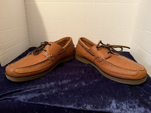 VINTAGE NOS MENS TIMBERLAND BOSTON SHOES HAND SEWN 9.5M - Picture 5 of 13