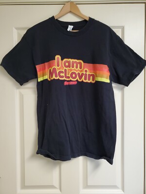 Vintage I Am Mclovin Superbad T-shirt Men's Black Movie Promo Size Large 