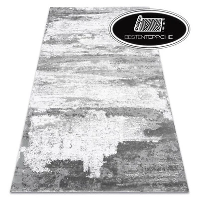 Tapis Tissé Moderne et Doux 100% ACRYL Gris « DIZAYN » - Photo 1/4