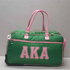 ALPHA KAPPA ALPHA TROLLEY BAGS, AKA SORORITY ROLLER BAG, AKA GREEK TROLLEY BAG