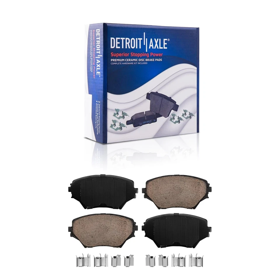 Rotores de freno de disco delanteros y pastillas de cerámica para Toyota Rav4 2001 2002 2003 2004 2005 Foto 4 de 4