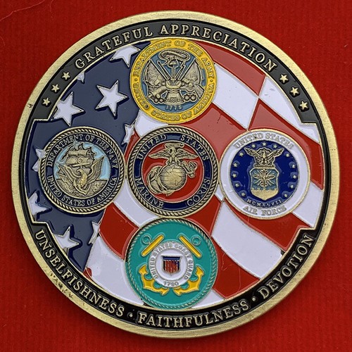 10 PCS Family Military Challenge Coin Navy Armed Forces Army Veteran - Picture 7 of 8