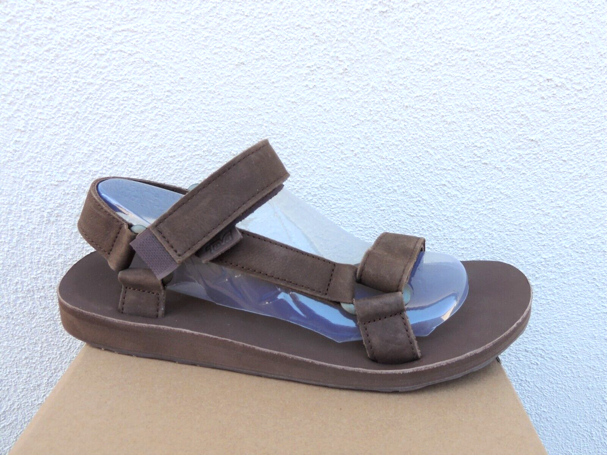 TEVA ORIGINAL UNIVERSAL FULL GRAIN LEATHER STRAPPY SANDALS MEN US 13/ EUR  47 NEW