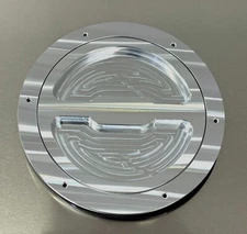 Ice tank,  XL billet cap silver. Includes gasket, o-ring and hardware.