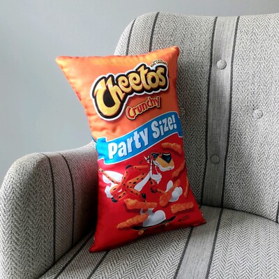 Cheetos Crunchy Chips Pillow,Ornament Toys,Novelty Food Pillow,Home Decor