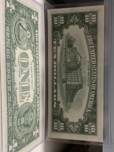 3of $10 1963/A/9 Kansas City notes MATCH BINARY,REPEAT 00404040 UNC Super Rare! - Picture 6 of 7