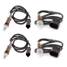 4pcs Front + Rear Air Fuel Ratio O2 02 Oxygen Sensor Fits 03-06 BMW 325Ci 2.5L