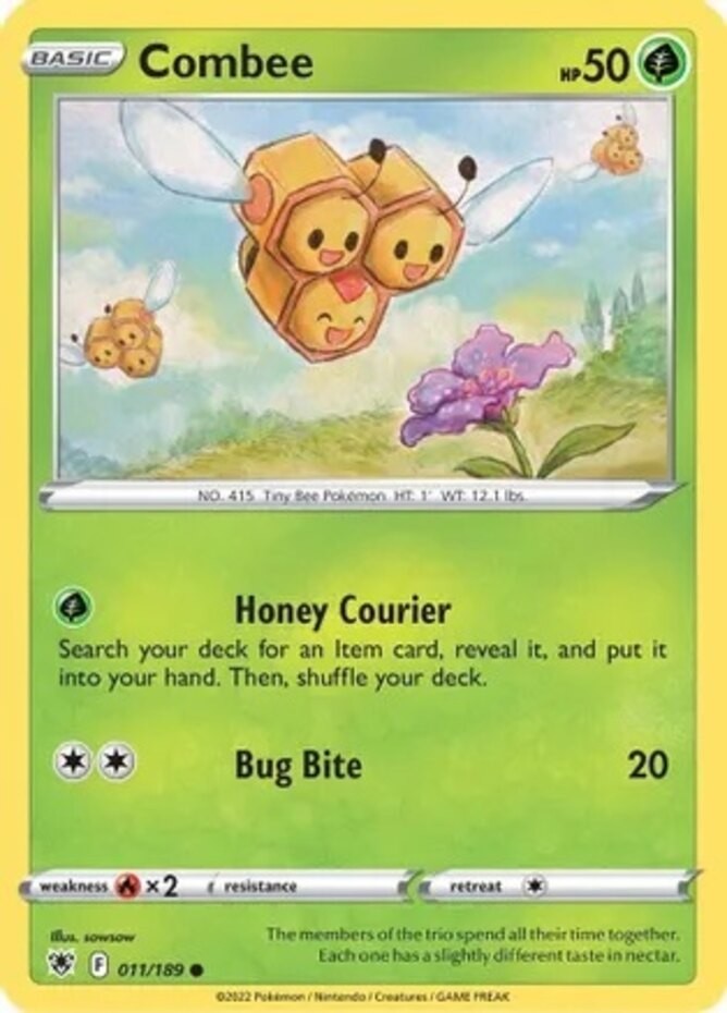 Combee - 011/189 - Common - Lightly Played