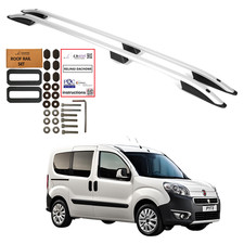 Dachreling für Fiat Doblo Maxi Lang 2010–2022 – Dachgepäckträger Aluminium